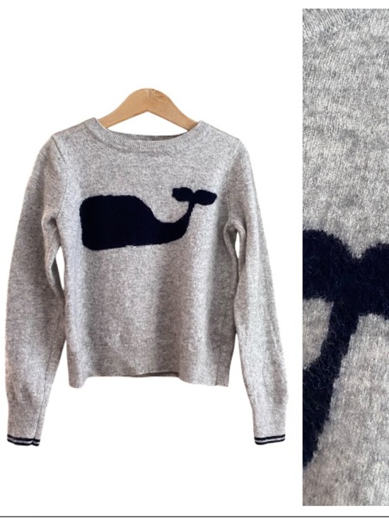 Vineyard Vines Other - Vineyard Vines Cashmere Wool Blend Whale Crewneck Sweater Medium